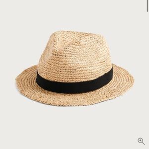 J.Crew Packable straw hat S/M